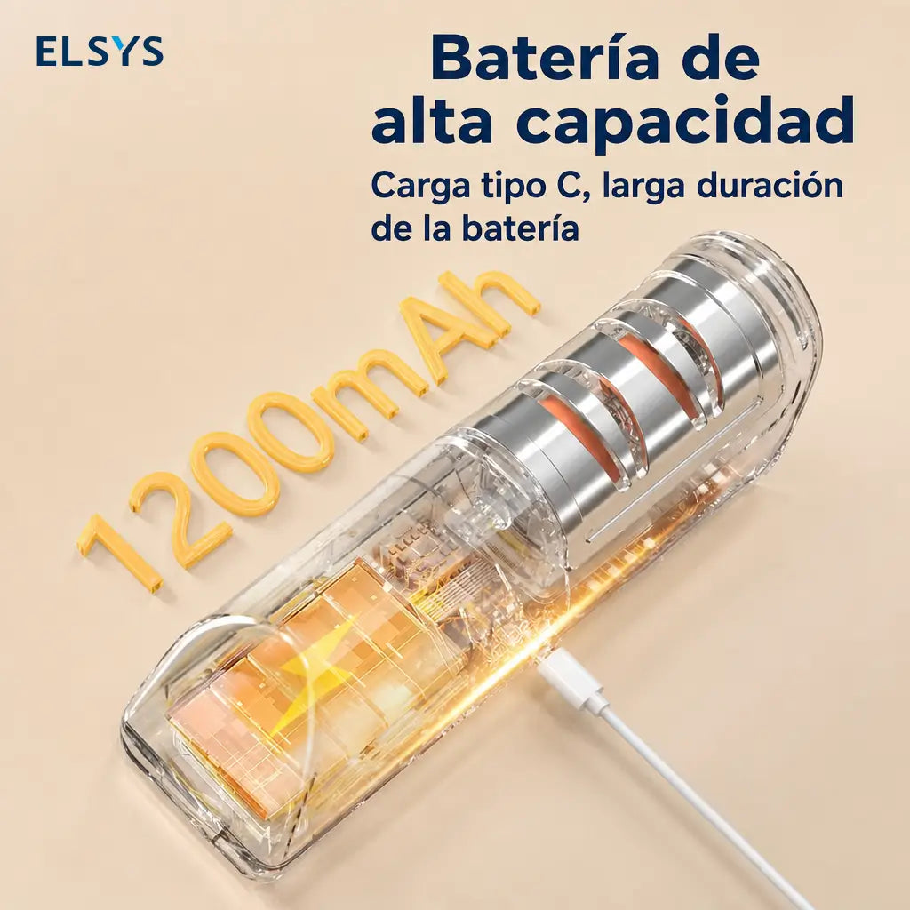 Afilador eléctrico recargable para cuchillos de cocina con ranuras multiuso, ángulo ajustable y diseño compacto para preparar en la cocina diaria