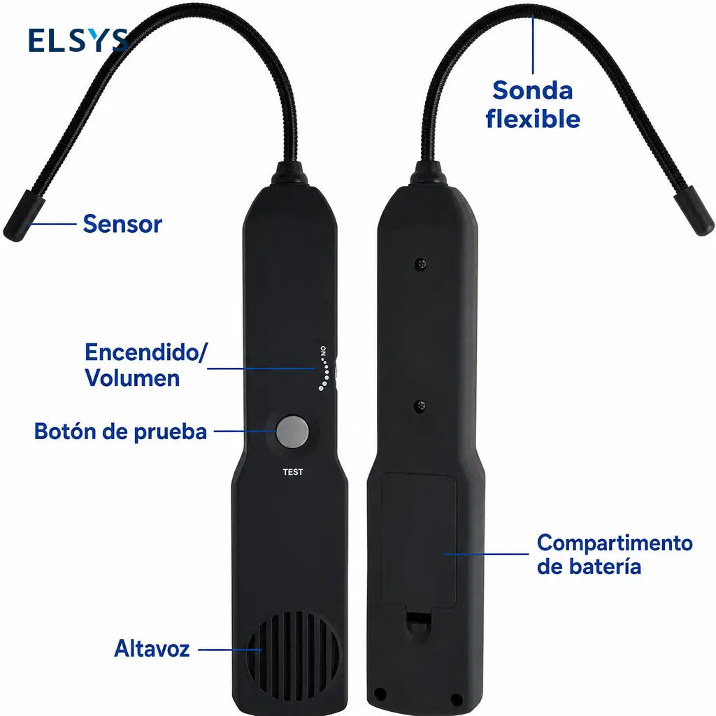 Probador de circuitos automotrices DC <42V con detector de cortos y cables abiertos para diagnóstico rápido y reparación eléctrica de autos