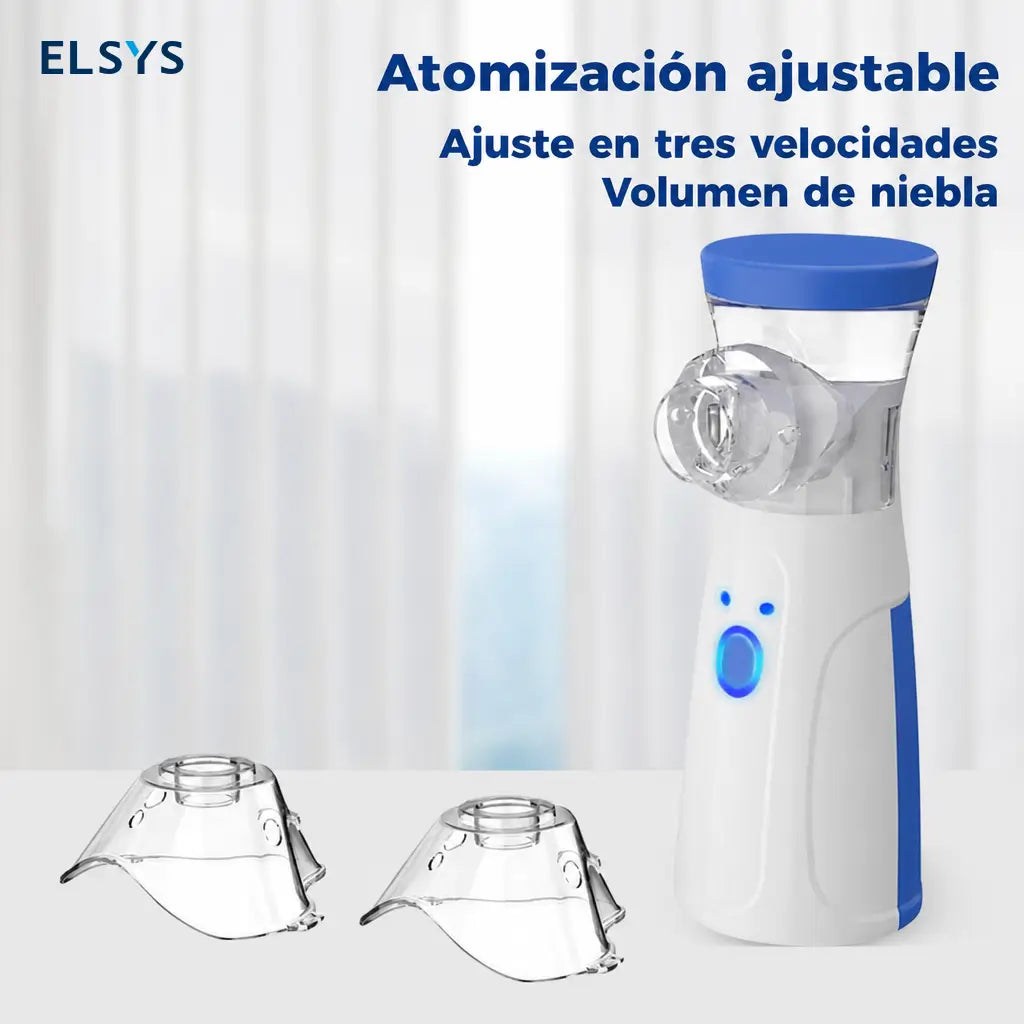 Nebulizador portátil USB con partículas micrométricas, pantalla táctil y función autolimpieza para uso familiar en casa u oficina