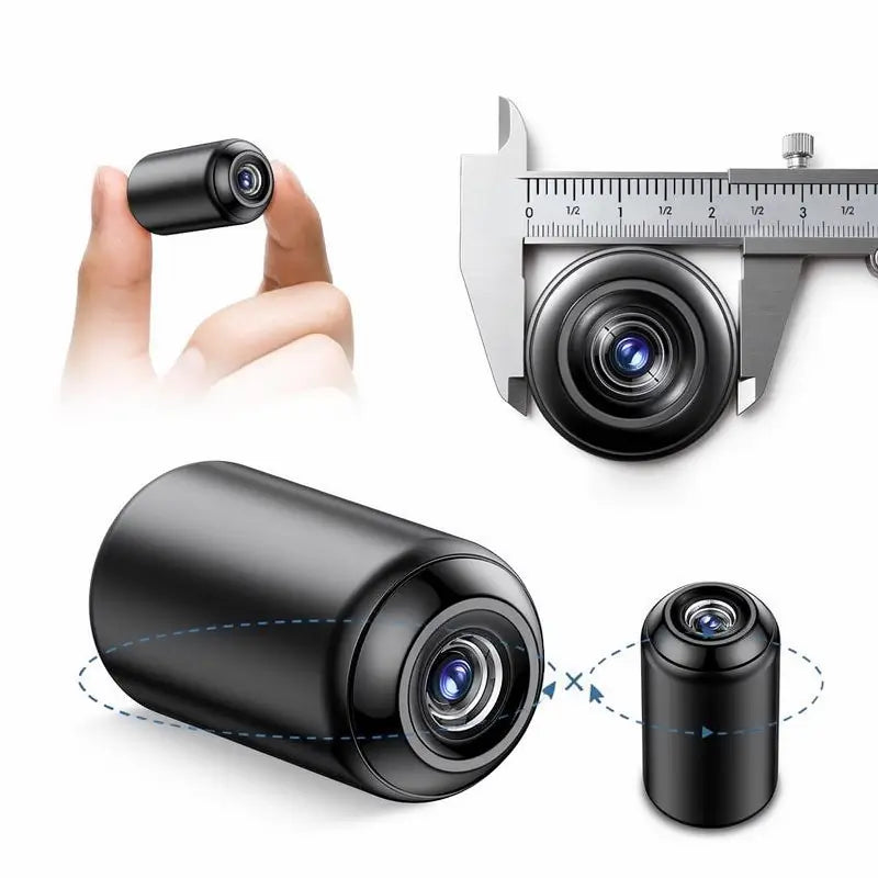 Cámara Oculta Inalámbrica con Visión Nocturna para Interiores – Mini Cámara de Seguridad para Bebés, Mascotas y Monitoreo del Hogar, Compatible con Smartphones y Tablets – Regalo Ideal
