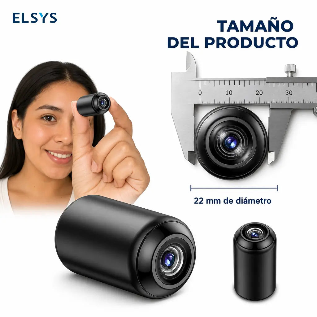 Cámara oculta inalámbrica para interior con visión nocturna, conexión USB y monitoreo desde celular para hogar, bebés, mascotas, oficina y auto