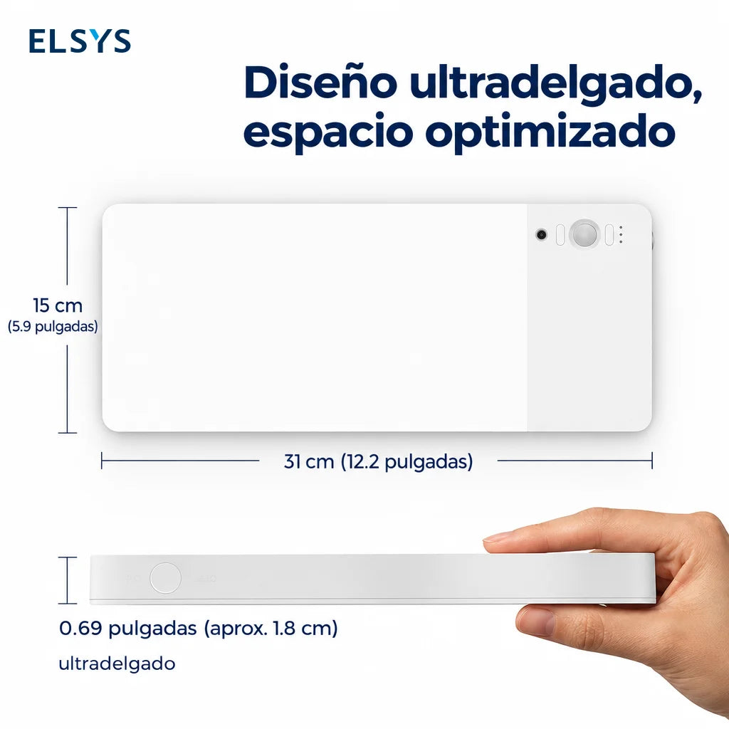 Lámpara de techo LED con sensor y control remoto