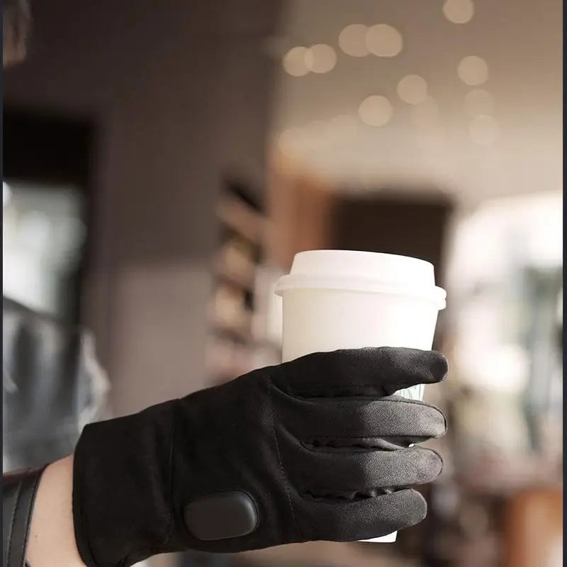 Guantes Térmicos para Pantalla Táctil - Calentadores de Manos Recargables y Portátiles para Ciclismo y Actividades al Aire Libre