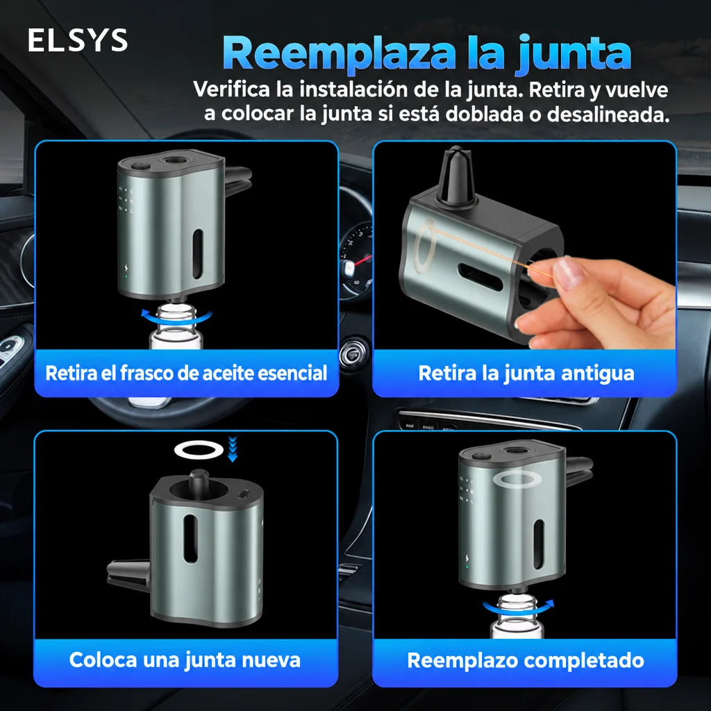 Aromatizante para auto sin agua con 3 aromas de 10 ml